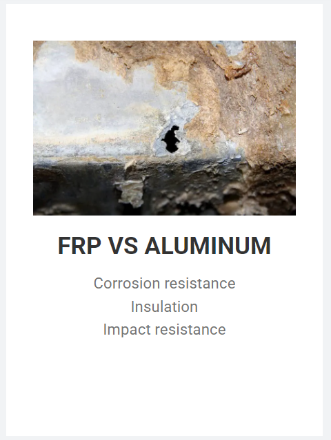 FRP vs alluminio: un confronto completo