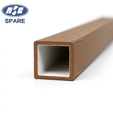 FRP Wood Grain Rectangular Tube